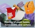 Printing of paper boxes